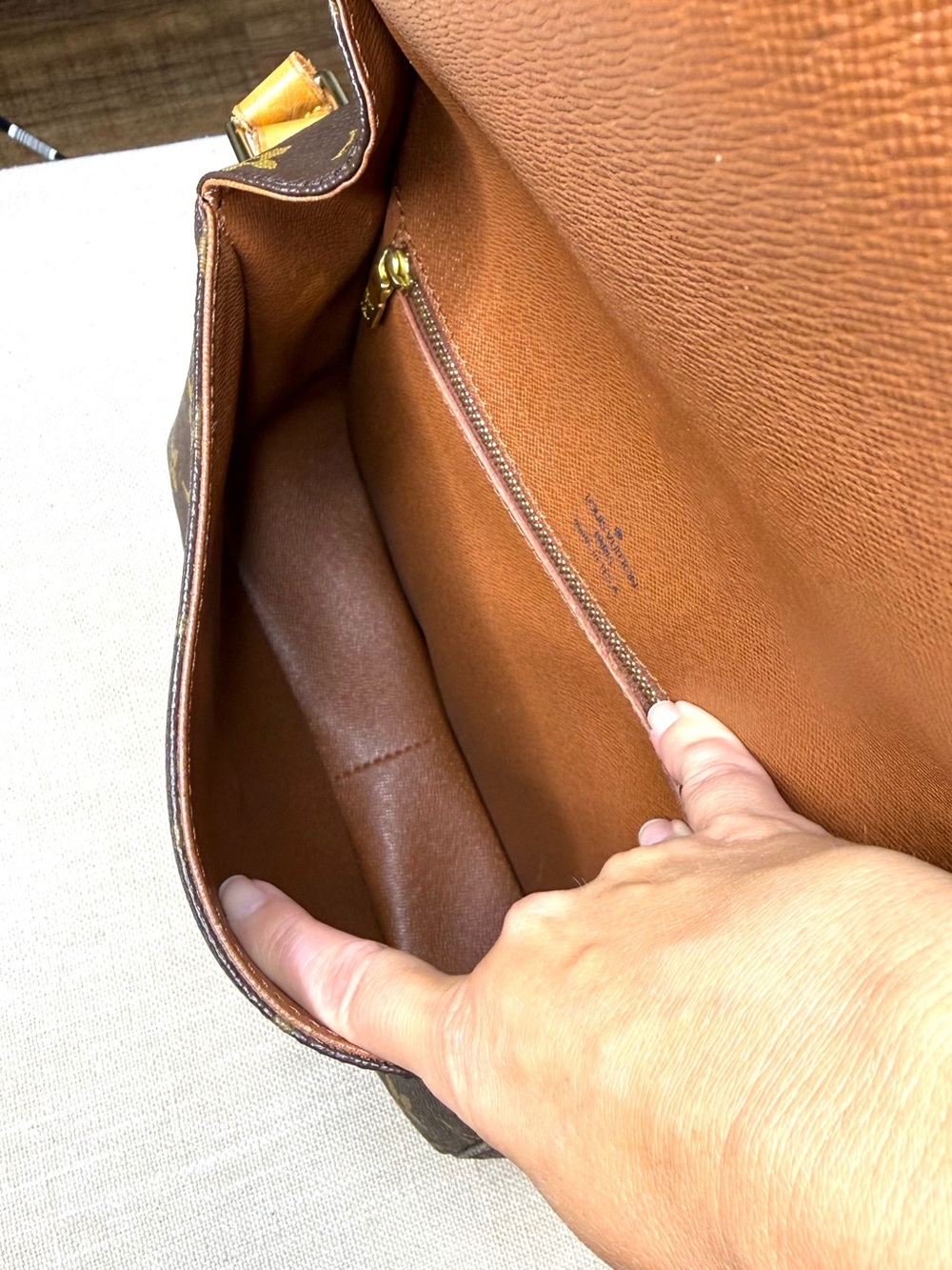 Authentic Louis Vuitton Saint Cloud GM Crossbody Bag M51242 brown monogram LV - Picture 14 of 16